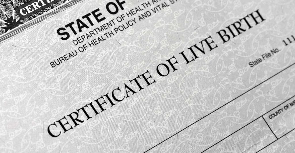 birth certificate oregon legal documents free