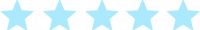 blue five star reivews