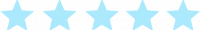 five-star review blue five star reivews
